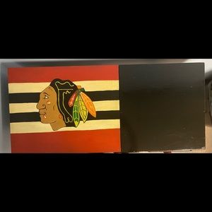 Old sewing machine converted into a bar.